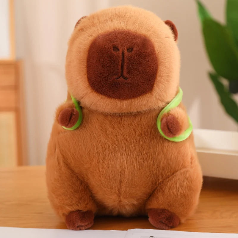 Capybara & Turtle Backpack Plush Toy