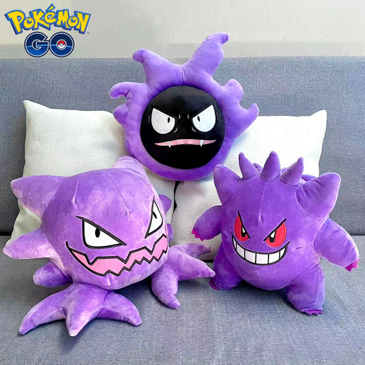 Ghost Pokémon Plush Toy – Gastly, Haunter & Gengar Edition