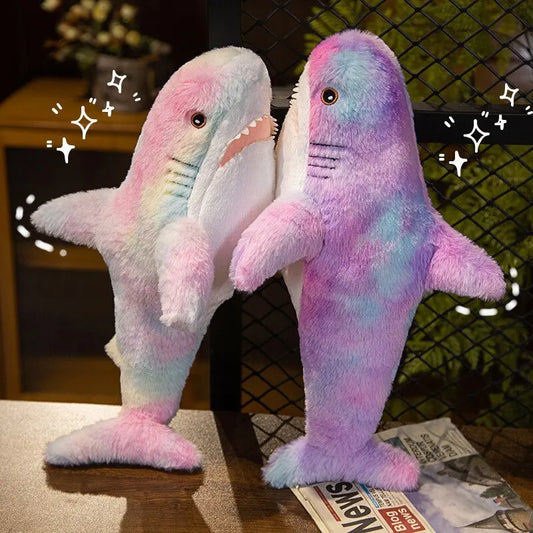 Multicoloured Shark Plush Toy