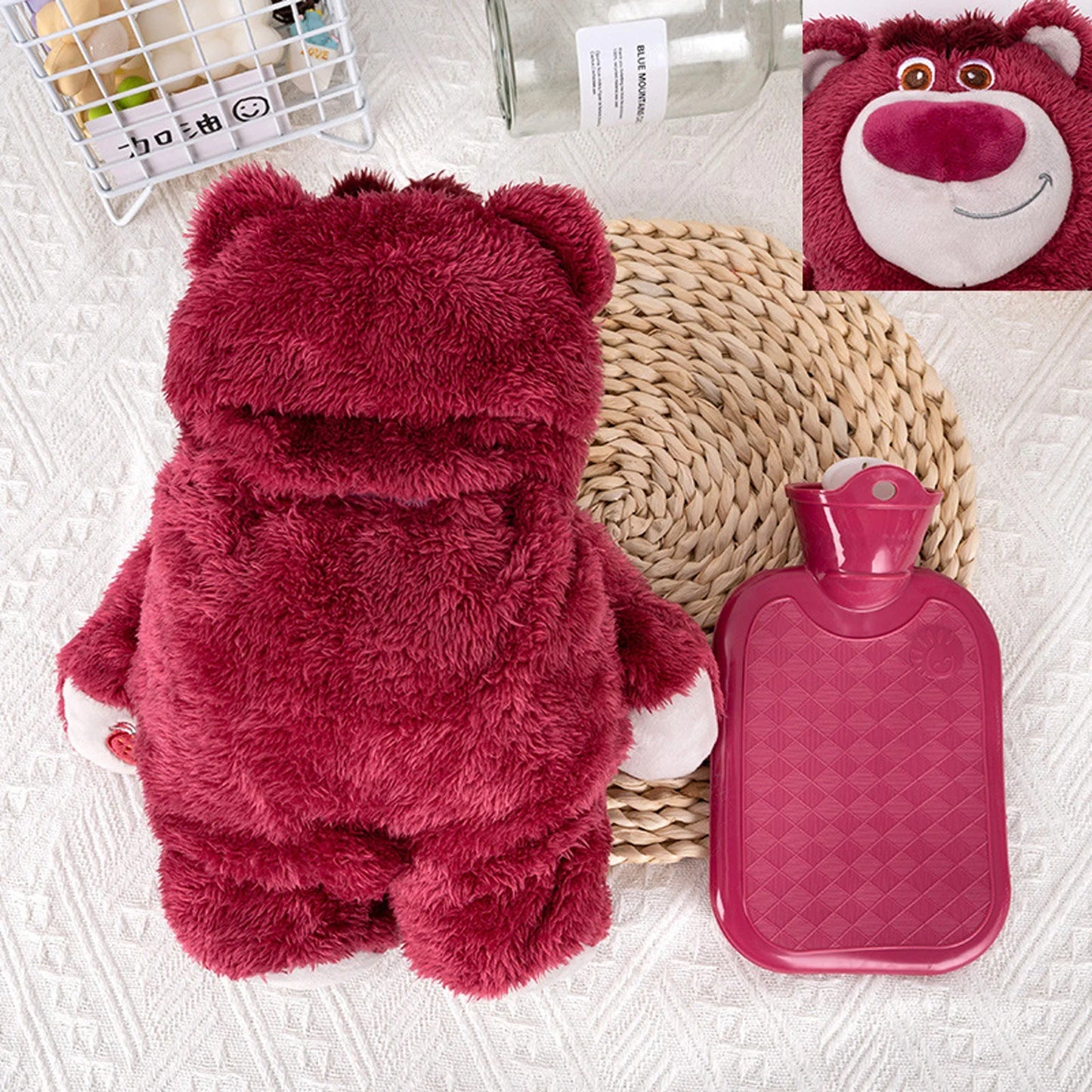 Disney Plush Hot Water Bottle - Lotso Edition